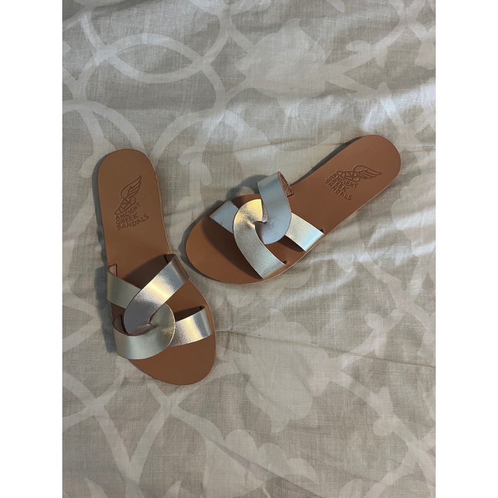 Ancient Greek Desmos Sandal platinum gold size 38/8